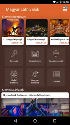 Magyar Látnivalók android App screenshot 10